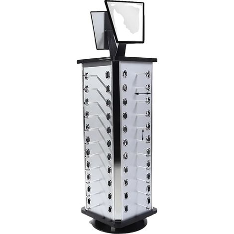 Brillenorganizer, 360° Drehung, langlebige Konstruktion, GRAU (1/2)