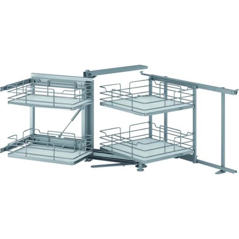 FER.PIV.ANG.COMP.PANIER.FOND BC D POUR PORTE 450 AVEC AMORTISSEUR