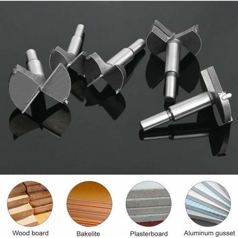 Mèche à bois 42 mm – Carbure cémenté pour perçage précis – Trous propres à fond plat dans bois et contreplaqué (1/4)