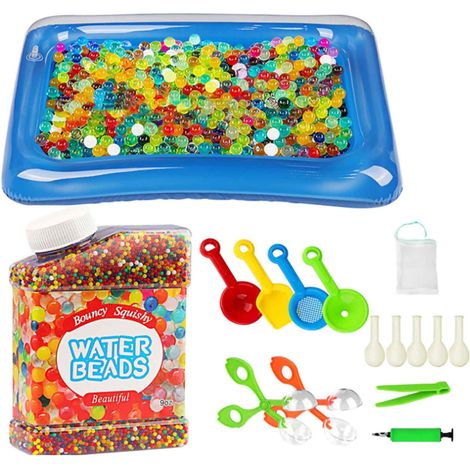 Water Beads - 50000 Pièces - Pour Décoration Vase Plantes - Réutilisables - Non Toxiques - Diamètre 10 mm Après Hydratation (1/5)