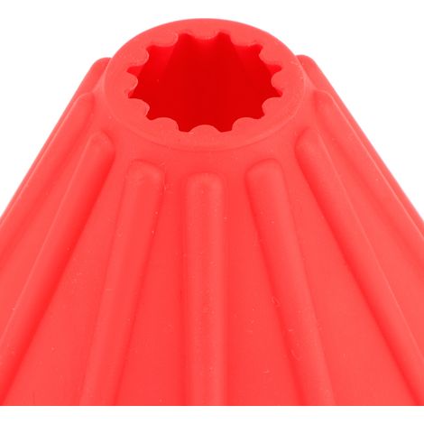 Wiederverwendbares Silikon-Kaffeefilter-Set mit abnehmbarem Boden [Reiseset] – 139 g, Rot (1/5)