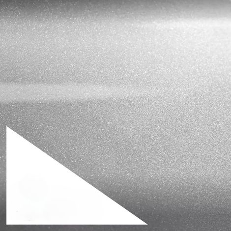 Pellicola adesiva metallizzato opaco silver APA made in Italy car wrapping h150 Misura - 150cm x 300cm