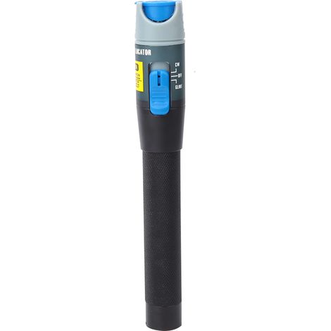 Testeur de câbles à fibres optiques avec localisateur visuel de défauts, 650 nm, 10 km, 1,5 V, interface SC/ST/FC