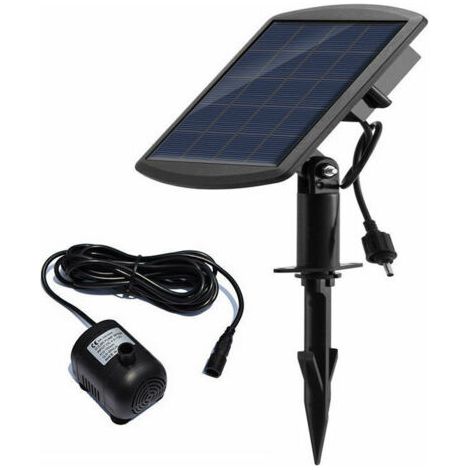 Solarpumpe Solarbrunnenpumpe 1,8 W Solarpumpe für den Außenbereich für Vogelbad