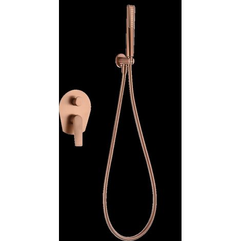 IMEX GPP057/ORC PAROS Conjunto Ducha Monomando Empotrado Paros Oro Rosa - ref: GPP057/ORC