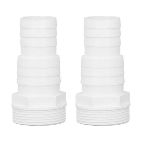 Swimming Pool Filter Pump Hose Adapter, Swimming Pool Hose Adapter 1 - 1/2 Inch to Male Thread Swimming Pool Filter Hose Adapter (1/5)