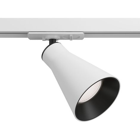 Faretto Per Binario Virar Moderno Alluminio Bianco 1 Luce (1/2)