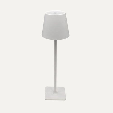 Lampe de Table Rechargeable Tactile Blanche 3W CCT - 3000K/4000K