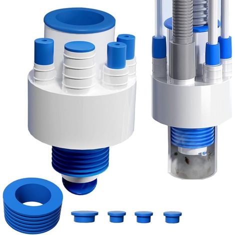 4075 mm Ablaufadapter für Waschmaschinen und Geschirrspüler, Ablaufschlauchanschluss, Dichtung