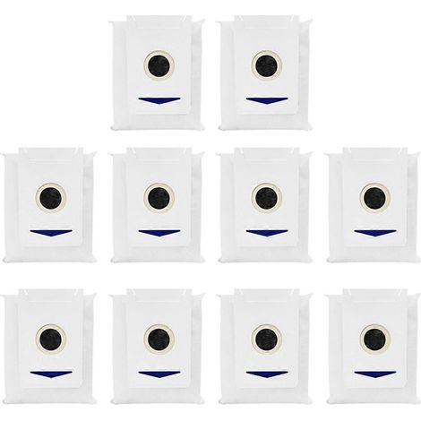 Packung mit 10 Ersatzstaubbeuteln, kompatibel mit ECOVACS Deebot T30 PRO OMNI Saugrobotern (1/5)
