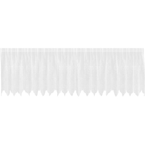 Maison Exclusive - Tenda in Pizzo con tende Bianco 120 x 500 cm Poliestere