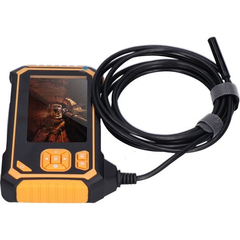 113-1 Endoscope étanche à lentille unique de 4,3 pouces HD 1080P pour l'inspection des canalisations industrielles et de la climatisation (1 m) (1/5)