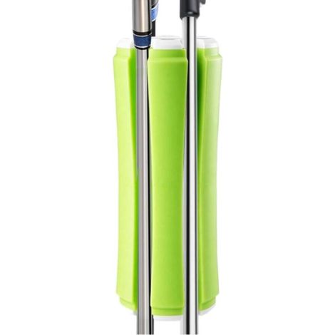 Support pour clubs de golf - Étagère de rangement compacte avec capacité pour 6 clubs Support de poignée rembourrée portable, stabilisateur (1/5)