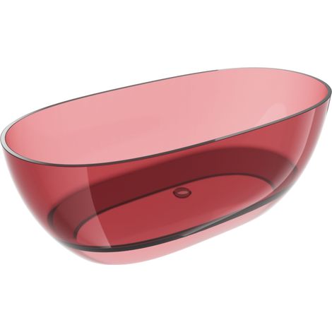 Mexen Pure eozyna baignoire autoportante transparente 170 x 80 cm, bonde chromée - 58071708003 (1/5)