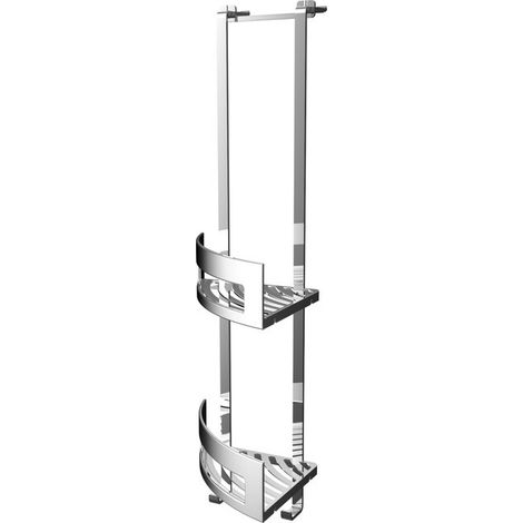emco system2 Türetagère, zwei tiefe Eckkörbe, chrom, 354500126 (1/3)