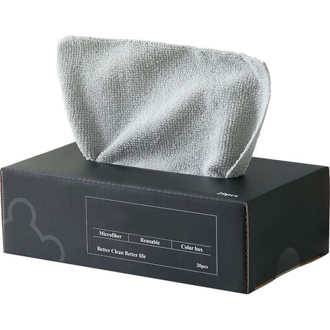 Chiffon de nettoyage en microfibre extractible, chiffons multifonctionnels absorbants réutilisables, torchon de cuisine pour la maison (1/5)