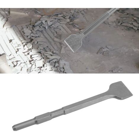 Ciseau à tige hexagonale pour marteaux électriques légers, ciseau à rainurer et à aplanir les carreaux, outil de perçage pour enlever la maçonnerie, le béton, la brique et le carrelage. Type D : Cisea (1/5)