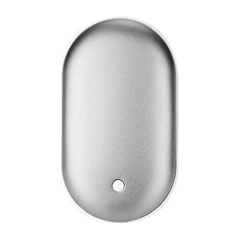 Chauffage d'appoint mignon, chauffe-mains électrique LED USB (argenté) (1/5)