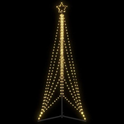 Sapin de Noël à LED-Décoration de Fête pour Noël 525 LED blanc chaud 302 cm 898290 (1/5)
