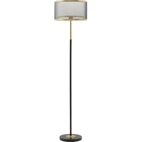 Lampadaire en Métal "Levels" 153cm Noir & Or