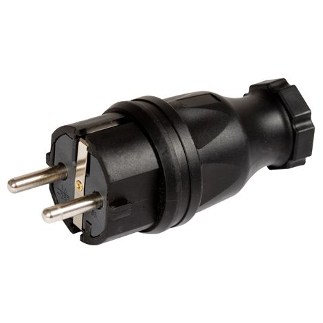 CLAVIJA MACHO CAUCHO 2P+TTL16A NG. - CASERO