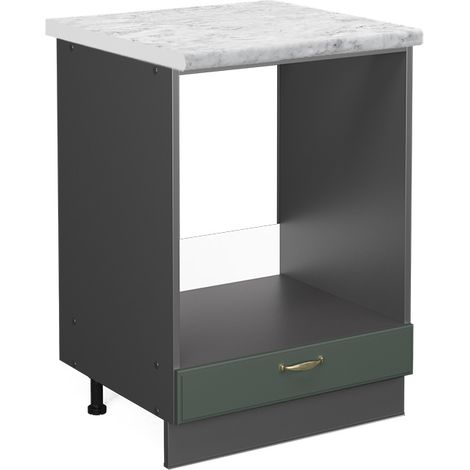 Armario para horno empotrado Fame-Line, Verde dorado Casa de campo, 60 cm , ET Mármol, Vicco (1/5)