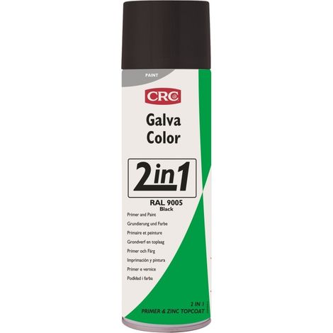 Pintura antioxi. 500 ml crc ral 9005 negro galvacolor crc