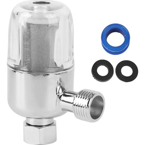 Filtre Préfiltre G1/2 - PP - Anti-calcaire pour Chauffe-eau et Douche, Filtration Efficace sans Cartouche, Système de Purification (1/5)
