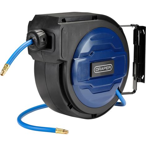 Draper 29676 Retractable Air Hose Reel, 1/4"", 30m