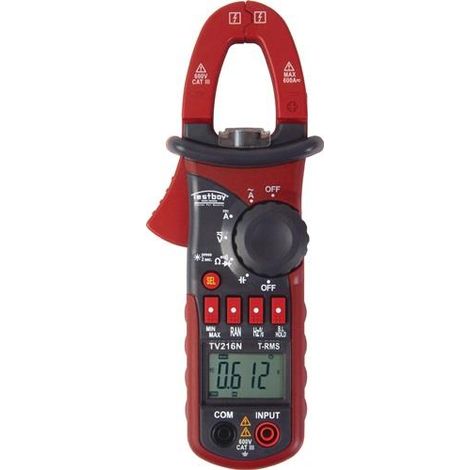 Pince ampèremètre TV 216N 10 mA-600 A AC, 10 mA-600 A DC CAT III 600 V (1/3)