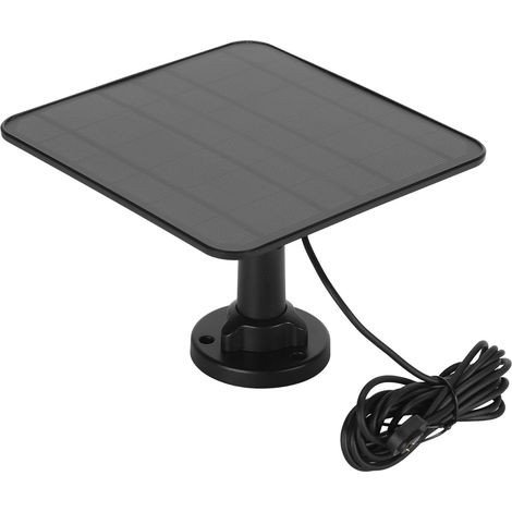 Chargeur solaire 12 W étanche IP65 pour caméra de sécurité Arlo Pro 3 4 Ultra 2 Go (noir) (1/5)