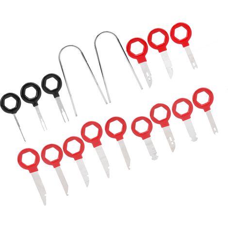 Kit de 17 clés de démontage pour autoradio, outils professionnels pour autoradio audio (1/5)