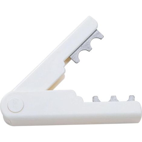 Outil de Dénudage D'épine, Coupe-Tige de Fleur, Longueur 14cm, Bricolage Outil de Coupe Fleuriste Cutter de Tige de Fleur, Dissolvant de Tige de Fleur, D'épine pour La Taille Des Rosiers, blanc (1/5)