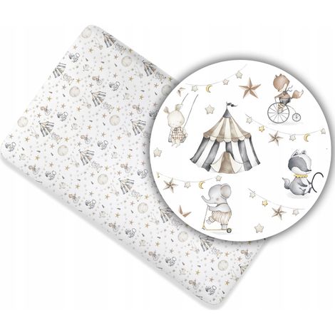 Drap en coton POUR berceau, motifs 120x60 (1/5)