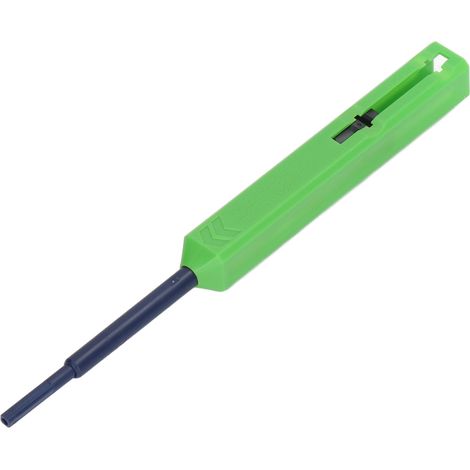 Stylo nettoyant fibre optique LC 1 clic nettoyeur embout optique résine antistatique 1,25 mm vert (1/5)