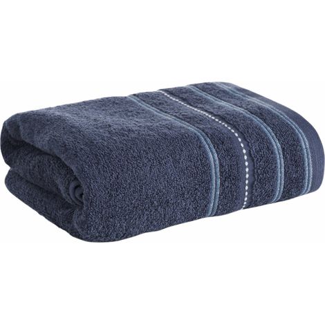 Eurofirany dickes Handtuch Vento Badezimmer Spa Hotel Horeca 50x90cm marineblau (1/5)