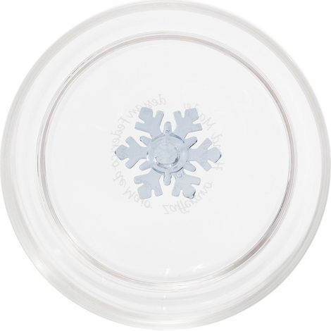 Teca Verres Tumbler Winter Games Set 35Cl En Verre Borosilicate Décor Flocon De Neige, Artisanat De Haute Qualité Pour Table D'Hiver Élégante (1/5)