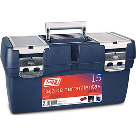Cassetta portautensili in plastica 50x26x25cm 15 tayg