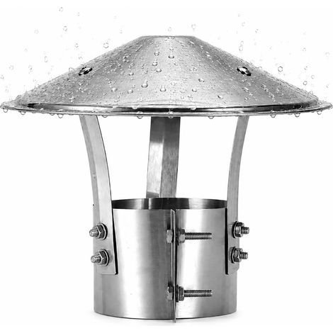 Chapeau Cheminée, Inox 304, Capot de Cheminées, Chapeau Chinois Cheminée (1/5)