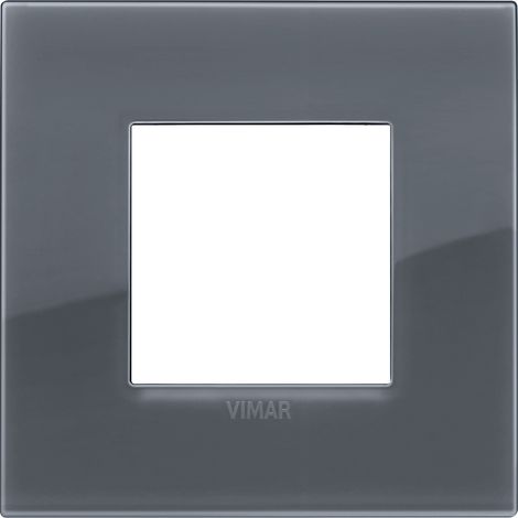 VIMAR - 19642.61 Placa réflex clásica 2M, gris humo