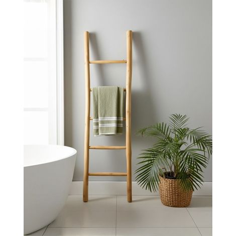 Sumba - Échelle de Salle de Bain en Bois de bambou 170 cm (1/5)
