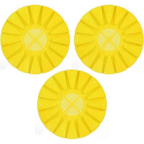 Set of 3 Plastic Entrance Gates for Honeycomb - Round Entrance Disc for Hive - Exit Disc for Honeycomb - Beekeeping Tools (1/5)