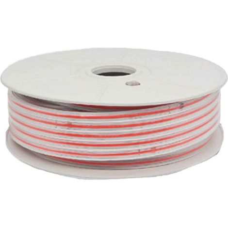 50M Striscia Led COB 8W/M 220V-240V 600lm IP65 CRI=80 Angolo 180°, 9 Colori Disponibili (Rosso)