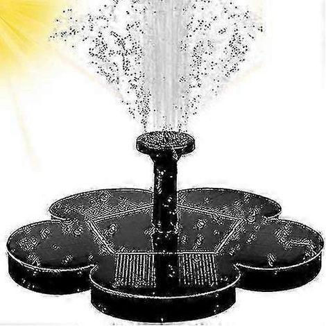 Pompe solaire pour fontaine : Pompe solaire pour bassin avec fonction fontaine flottante (1/3)