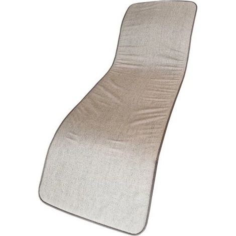 CUSCINO LETTINO 190X65 SEDUTA ARREDO GIARDINO MAX LISIO GRIGIO