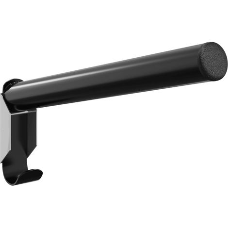 Soporte de silla montura de pared plegable hierro negro vidaXL (1/5)