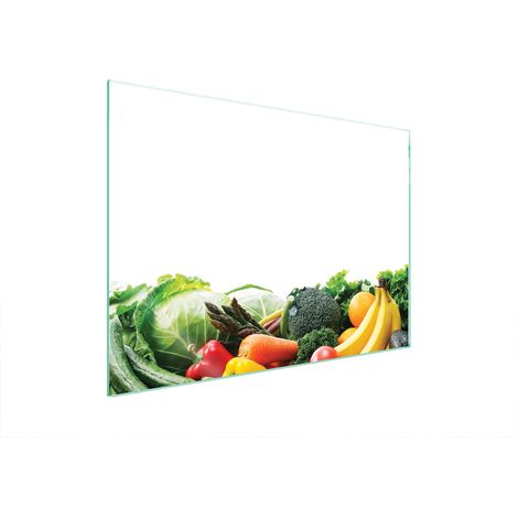 GLASSCHUTZPLATTE FÜR HERD 70x52 GEMÜSE