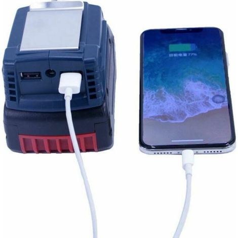 Pour adaptateur USB Bosch Gaa18-24 avec voyant lumineux pour 14.4-18V (1/4)