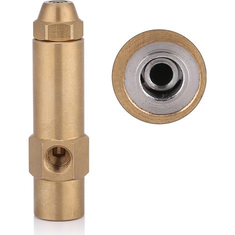 Buse de brûleur à fioul lourd/diesel en laiton massif, diamètre d'alésage 2,0 mm (1/5)