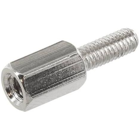 TRU COMPONENTS TRUD3X45A5MH TRUD3X45A5MH Entretoise (L) 45 mm 10 mm 10 mm laiton (nickelé) 1 pc(s) Q822972